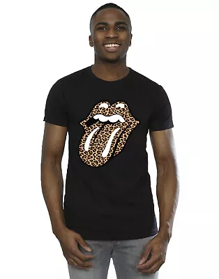 Buy The Rolling Stones Men's Leopard Tongue T-Shirt • 14.98£