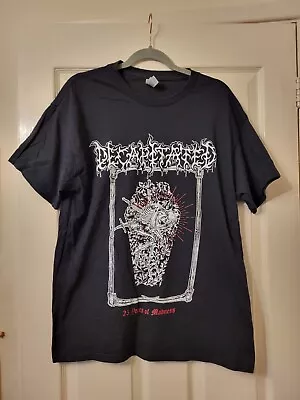 Buy Decapitated T-Shirt -  25 Years Of Madness  - Black - Size Large (L) - Metal • 0.99£