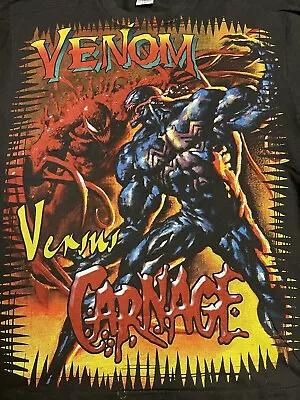 Buy Men's Carnage Vs Venom Marvel Modern Boot AOP T-Shirt - Size Large • 62.13£