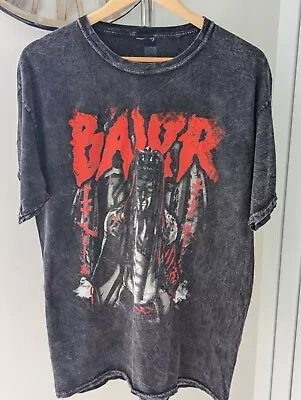 Buy WWE Authentic Finn Balor Summon The Demon Large Grey Wash T-Shirt Wrestling • 18.99£