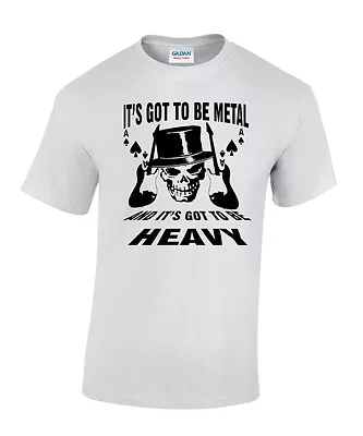 Buy Heavy Metal T-Shirt Kiss AC/DC Slayer Saxon Venom Statement Of Intent! • 11.95£