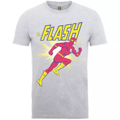 Buy DC Comics The Flash Running Originals Image Small Mens Grey T-shirt Official • 7.95£