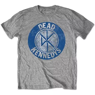 Buy Dead Kennedys Men's Vintage Circle T-Shirt, Grey, X-Large • 15.95£