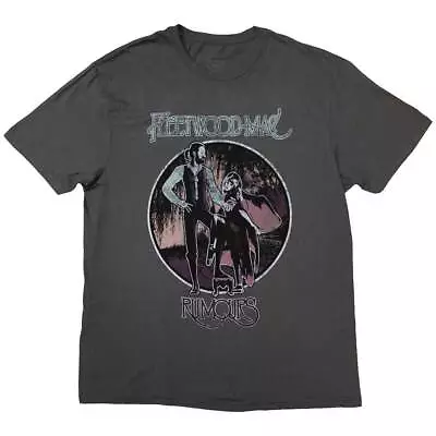 Buy Fleetwood Mac T Shirt Rumours Vintage Band Logo Official Mens Grey L • 16.56£