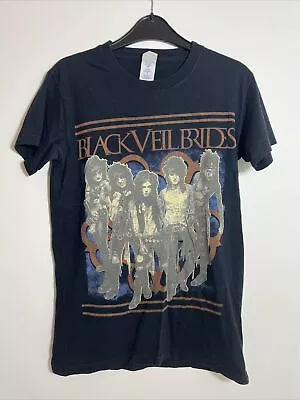 Buy Black Veiled Brides 2012 Rebels Tour + Back Print T-Shirt Size Small • 17.99£