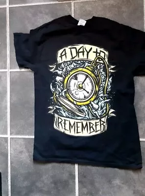 Buy Men’s Vintage Gildan A Day To Remember 2000’s Black Medium T-Shirt • 19.99£