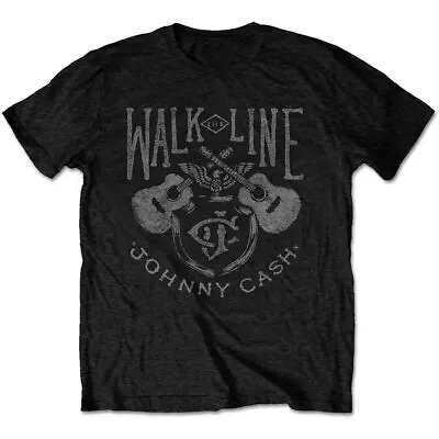 Buy Johnny Cash JCTS13MB02 T-Shirt, Black, Medium • 13.98£