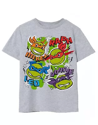 Buy Teenage Mutant Ninja Turtles Doodle Ninja Faces Short Sleeved T-Shirt (Unisex • 10.95£