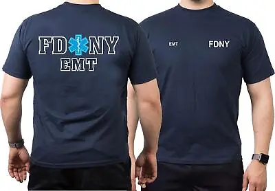 Buy Navy New York City Fire Dept. T-Shirt EMT, Star OfLife • 29.37£