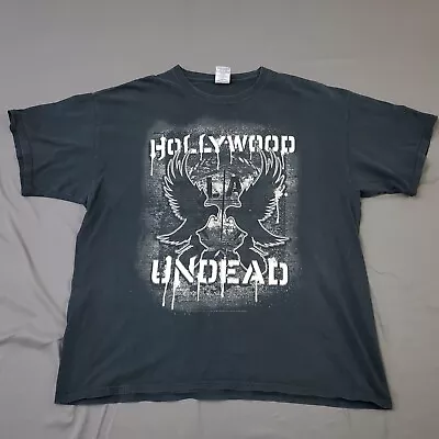 Buy Hollywood Undead Shirt Mens XL Short Sleeve The Nightmare After Christmas 2011 • 41.93£