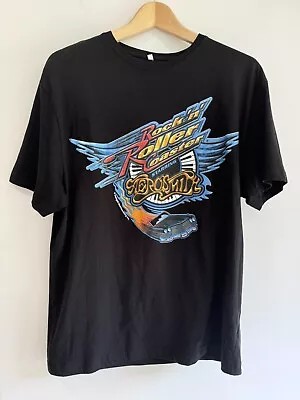 Buy Aerosmith Rock N Rollercoaster T-Shirt Large Svengali Merchandising • 10£