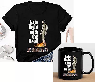 Buy Late Night With The Devil 2024 Movie Shirt, Horror Movie Coffee Mug • 5.60£