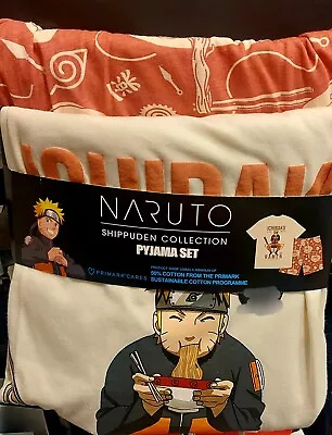 Buy Naruto Anime Men's T-shirt & Shorts Pyjama Loungewear Set XS-2XL • 24.99£