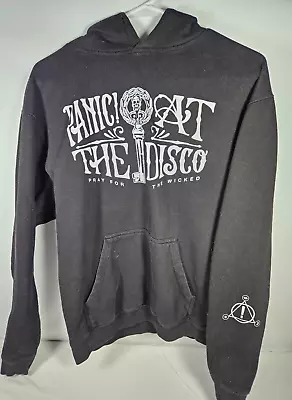 Buy Panic! At The Disco Pray For The Wicked Black Hoodie Sweatshirt Mens Medium 2018 • 23.25£