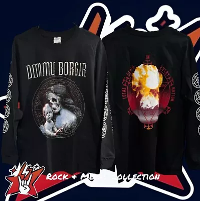 Buy Dimmu Borgir T-Shirt.   New  Size M Long Sleeve Black Metal Bathory Emperor • 26.04£