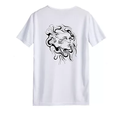 Buy Unisex T-shirt - Face Paint - Original Summer Couple Graphic Liquid Student Cute • 12.45£