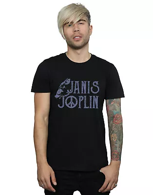 Buy Janis Joplin Men's Type Logo T-Shirt • 15.99£