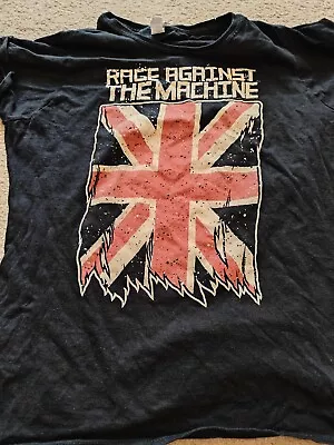 Buy Rage Against The Machine Ladies T Shirt L Union Jack • 12£