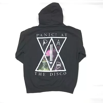 Buy Panic! At The Disco AWDis Black Pullover Graphic Hoodie Adult Large • 23.29£