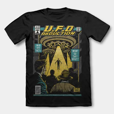 Buy UFO Abduction ALIEN   Mashup T Shirt Tee Tshirt Mens Kids Ladies NEW 2023 • 8.50£