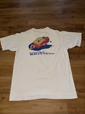 Buy Vintage 90s Grateful Dead And Santana Zebra Slot Machine T-shirt Size XL Rare! • 77.79£