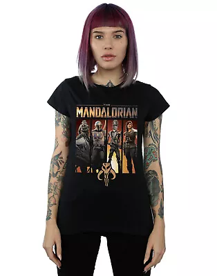 Buy Star Wars Women's The Mandalorian Character Lineup T-Shirt • 13.99£