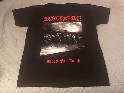 Buy Bathory Shirt XL (Darkthrone, Hellhammer, Celtic Frost, Emperor, Sarcófago) • 56.02£