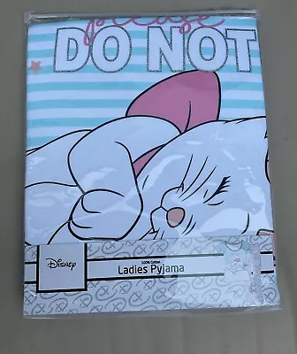 Buy Ladies Disney Aristocats Marie  Do Not Disturb  Pyjamas Sizes M 12-14 • 12.99£