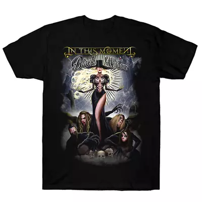 Buy In This Moment Black Widow T-Shirt Short Sleeve Cotton Black Men S To 5XL BE1551 • 19.50£