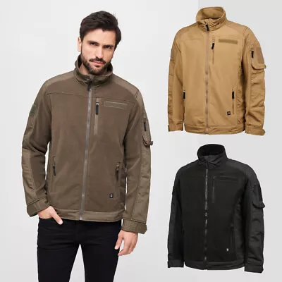Buy Brandit Fleece Jacket Ripstop Men's Winter Jacket Water-Resistant Robust New • 52.22£