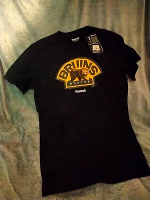 Buy Reebok Boston Bruins Black T-shirt Size Small New With Tags • 10.99£