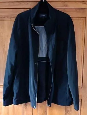 Buy Next - Mens Black Smart Casual Good Quality Jacket  Size L  Pockets Zip & Stud • 25£