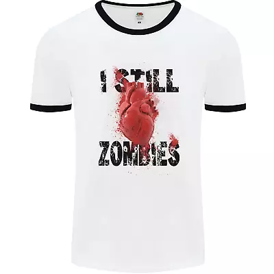 Buy I Still Heart Zombies Apocalypse Mens Ringer T-Shirt • 12.99£