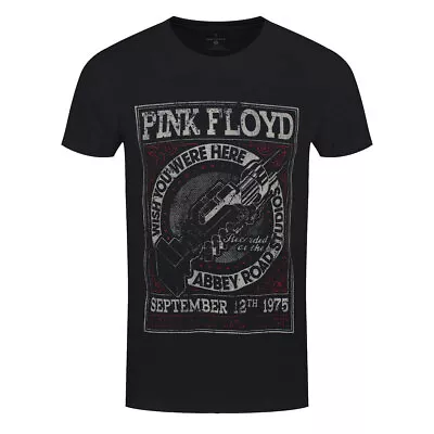 Buy Pink Floyd T-Shirt Wish You Were Here Abbey Road Rock Band Official Black New • 13.90£