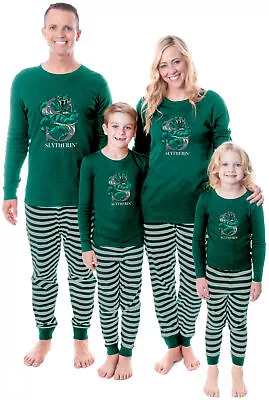 Buy Harry Potter Animals Tight Fit Family Pajama Set (Slytherin, Child, 8) • 23.29£