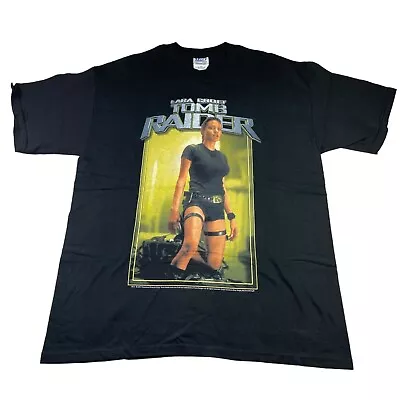 Buy VTG NEW Lara Croft Tomb Raider 2001 Movie Promo Angelina Jolie T-Shirt • Large • 840.23£