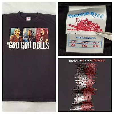 Buy 2007 Goo Goo Dolls Tour Shirt Mens XL Tennessee River Alternative Rock Band Tee • 20.49£