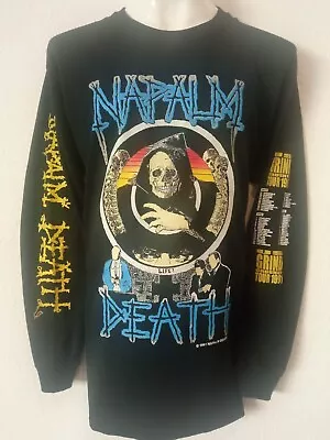 Buy NAPALM DEATH- The Grindcrusher Long Sleeve Old School Gridcore/ Death Metal • 21£