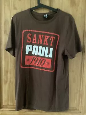 Buy St. Pauli FC T-shirt. Brown. Rare. Collectible. S. Bargain.  • 10£