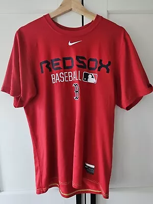 Buy Boston Red Sox Baseball Nike T-Shirt MLB Mens Small Dri-fit Used • 10£