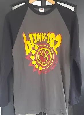 Buy Blink 182 2017 Tour T Shirt Long Sleeve. Rock Band Shirt Size Medium M Punk • 3.99£