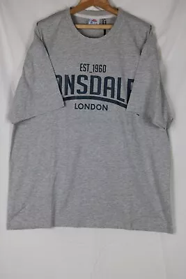 Buy Lonsdale T Shirt Xl Men Grey Marl Past Season New With Tags • 12.82£