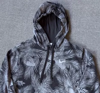 Buy Nike Hoodie Men’s S Pullover Fern Pattern - Wolf Grey - Super Soft French Terry • 10.50£