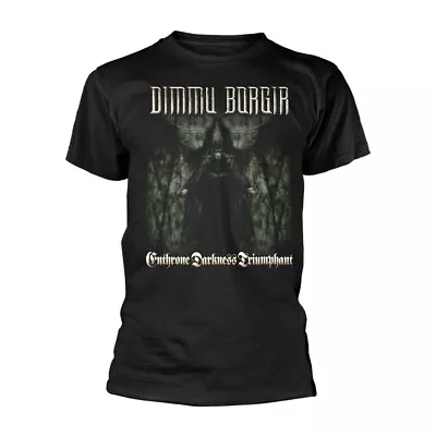 Buy DIMMU BORGIR ENTHRONE DARKNESS TRIUMPHANT T-Shirt, Front & Back Print Medium BLA • 22.88£