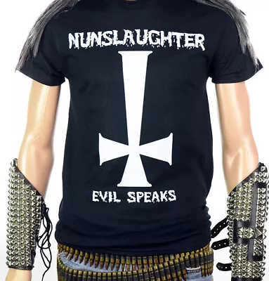 Buy NUNSLAUGHTER Evil Speaks T-Shirt • 29.83£