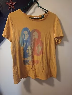 Buy Junk Food Pink Floyd T-Shirt Yellow  Retro Size  XXL Animal Tour 77 • 14.93£