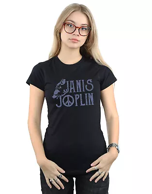 Buy Janis Joplin Women's Type Logo T-Shirt • 15.99£