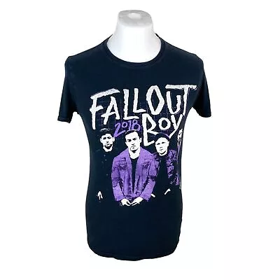 Buy Fall Out Boy T Shirt 2018 Tour T Shirt Small Black Concert T Shirt Tee Punk Emo • 20£