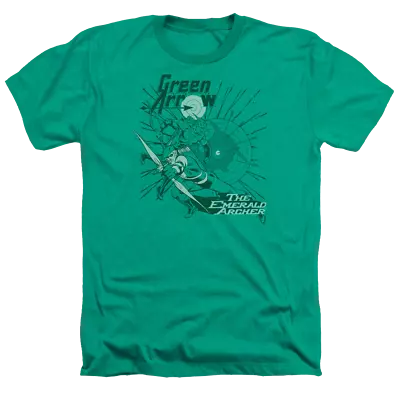 Buy Green Arrow The Emerald Archer - Men's Heather T-Shirt • 27.07£
