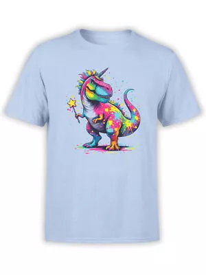 Buy FANTUCCI Unisex T-Shirts | Fairy T-Rex T-Shirt | 100% Cotton • 20.49£